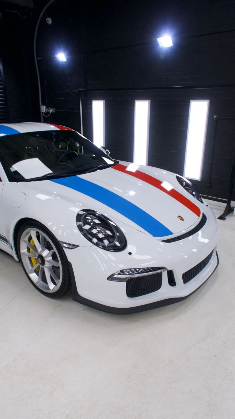 Porsche 911 R, Stripe refit · Correction · XPEL PPF